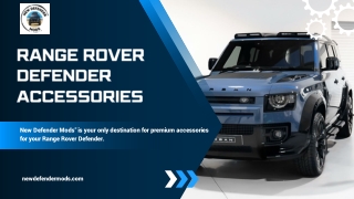 Range Rover Defender Accessories