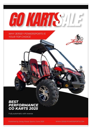 Go Karts for Sale Why Jersey Powersports is Your Top Choice