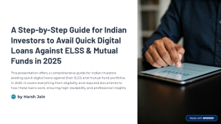Get Quick Cash in 24 Hours: Digital Loan Against ELSS & Mutual Funds Explained