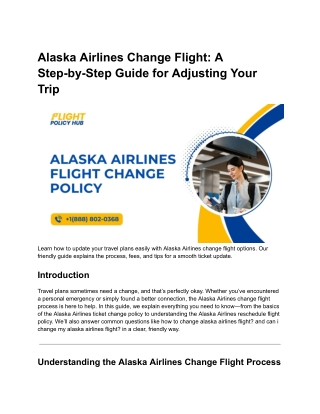 Alaska Airlines Change Flight_ A Step-by-Step Guide for Adjusting Your Trip