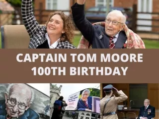 Britain hails 'Captain Tom' on 100th birthday