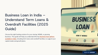 Instant Business Loan Guide 2025: Compare Term Loan & Overdraft Facility with Low Interest Rates