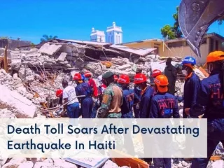 Death toll soars after devastating earthquake in Haiti