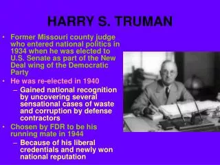 HARRY S. TRUMAN