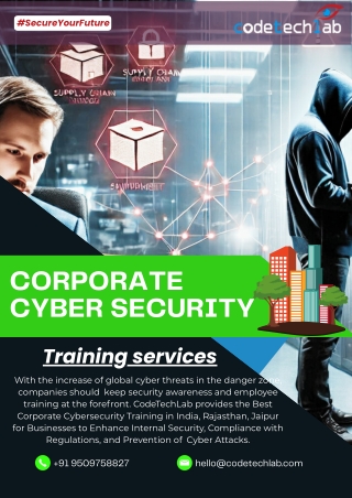 Best Corporate Cybersecurity Training in India, Rajasthan, Jaipur – CodeTechLab