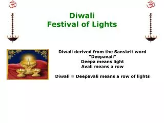 Diwali Festival of Lights