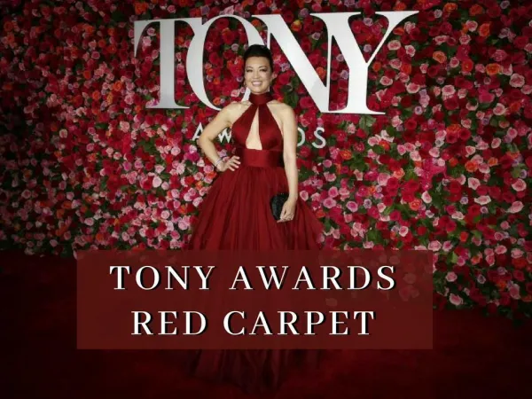 Tony Awards red carpet